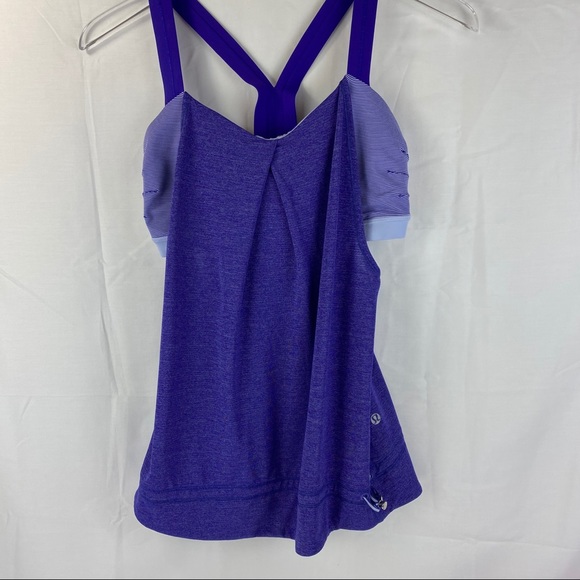 lululemon athletica Tops - LULULEMON ATHLETICA Razorback Workout Top SZ 6 EUC